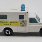 1977 Matchbox Superfast Ambulance No. 41 England Emergency Medial Service