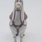 Tangled White Yellow Brown 3.5X4" Horse Figurine Toy