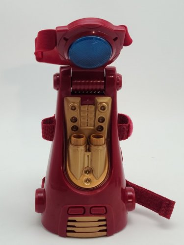 2010 Iron Man Hasbro Red & Gold Gauntlet Armband  Blaster No Missiles *WORKING*