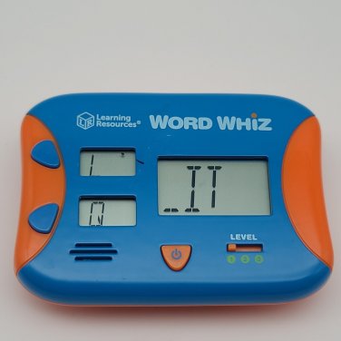 Learning Resources Word Whiz Electronic Flash Card Toy Handheld Game TESTED