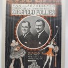 Ziegfeld Follies 1920 All She'd Say Was Umh-hum VAN & SCHENCK Show Sheet Music