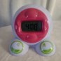 Onaroo - Ok to Wake Alarm Clock And Night- Light Green/ White Teach Time WORKS