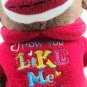 Dan Dee Singing Dancing Sock Monkey w/ Lights