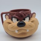 Vintage Tazmanian Devil Warner Brothers 1992 Looney Tunes Taz 3-D Mug Cup EUC