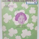 Did Your Mother Come From Ireland 1936 Sheet Music