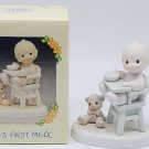 Vintage Precious Moments Baby's First Meal w/ Original Packaging 1990