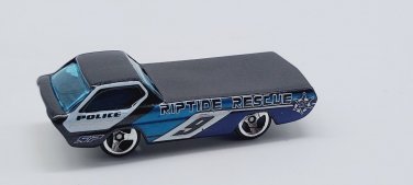 HOT WHEELS DEORA I POLICE RIPTIDE RESCUE METAL BOTTOM THAILAND MATTEL 65