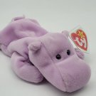 Ty Beanie Baby Happy the Hippopotamus - Lavender 3rd Gen / 2nd Gen * SEE PICS *