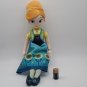 Disney Store Frozen Fever Anna Princess Plush Spring Outfit Large Toy Doll 21â