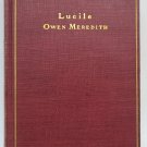 Antique Book 1889 Lucile by Owen Meredith Vignette Edition