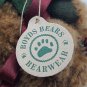 New Vintage Boyds Bears FELICITY Teddy Bear in Christmas Stocking 10"