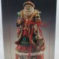 Victorian Santa Wind Up Music Box with Roses and Swan