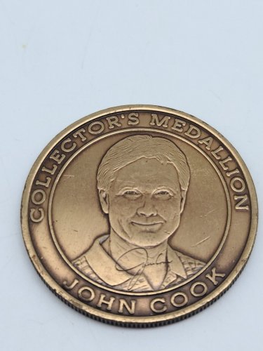 John Cook PGA Partners Club Medallion