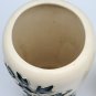 Vintage Royal Copley Ivy Footed Vase Planter Pottery Set - Green/White *AS-IS*