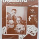 Manana Is Soon Enough for Me by Peggy Lee Dave Barbour Vintage Sheet Music 1948