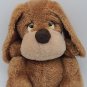 Russ Brown Long-Earred Puppy Dog Samuel 10" Plush Hand Puppet *CLEAN*