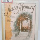 Just A Memory Sheet Music - 1927 - Garden Arbor with Roses Illustration