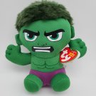 Ty Beanie Babies 8" HULK Plush Marvel Stuffed Animal Avengers NWT