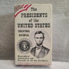 The Presidents of the United States Flash Cards Quiz Cards  1986c *RARE*