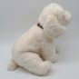 Ty Classic Fluff White Puppy Dog Plush 12" Bishon Frise Poodle Stuffed Animal
