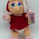 Baby Miss Piggy Jim Henson VINTAGE 1987 Plush Muppets Christmas Santa Outfit 11"