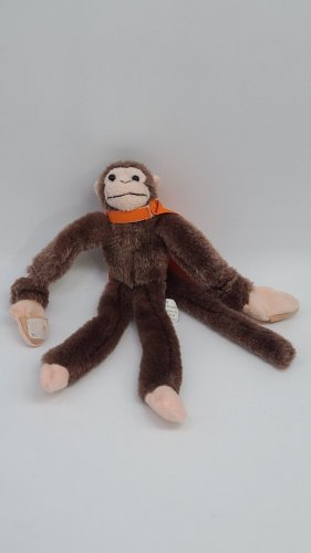 Playmaker Toys Flingshot Slingshot Flying Screaming Monkey, Brown with sound