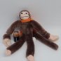 Playmaker Toys Flingshot Slingshot Flying Screaming Monkey, Brown with sound
