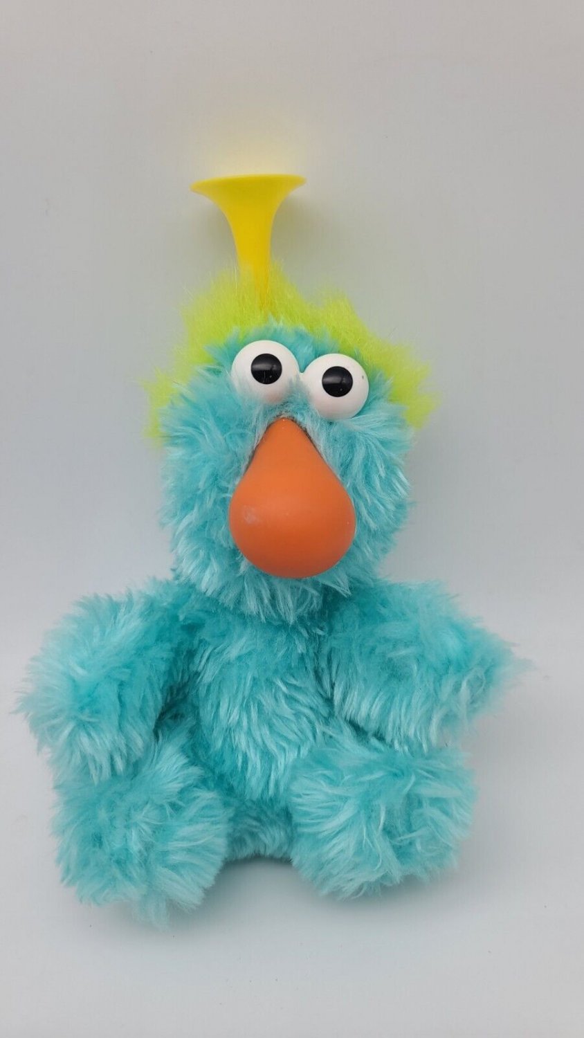 Vintage Applause Sesame Street Electric Blue Honker 8