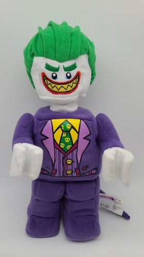 LEGO Joker 12" Minifigure Plush Stuffed Doll Lego Batman Movie Figure CLEAN