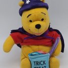 Vintage Applause Disney Winnie the Pooh Wizard 6” Halloween Trick or Treat Plush