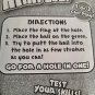NEW Vintage Finger Sports Mini Golf Novelty Game Putters Ball Finger Games Toys