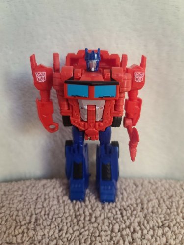 Transformers Cyberverse TCV-02 Turbo Change Optimus Prime
