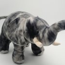 Vintage Plush Gray Elephant Kids Toy Stuffed Animal 14" The Petting Zoo Nice