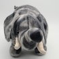 Vintage Plush Gray Elephant Kids Toy Stuffed Animal 14" The Petting Zoo Nice