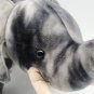 Vintage Plush Gray Elephant Kids Toy Stuffed Animal 14" The Petting Zoo Nice