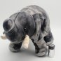 Vintage Plush Gray Elephant Kids Toy Stuffed Animal 14" The Petting Zoo Nice