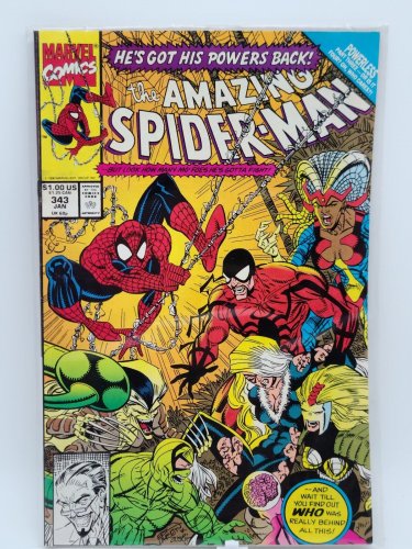 Amazing Spiderman #343 (Marvel, Jan 1991)