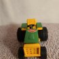 Vintage TONKA FARM TRACTOR 811002 Green & Yellow Toy *AS-PICTURED*