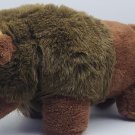 Giant Star Yellowstone Park Brown Buffalo Bison Horns Stuffed Animal Plush 2000