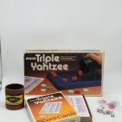 Vintage 1978 Deluxe Triple Yahtzee Game, E.S. Lowe w/ Extra Scoring Cards *AS-IS