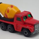 Matchbox Heavy Duty Cement Truck Red w/Green Windows 1:64 Scale