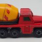 Matchbox Heavy Duty Cement Truck Red w/Green Windows 1:64 Scale
