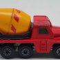 Matchbox Heavy Duty Cement Truck Red w/Green Windows 1:64 Scale