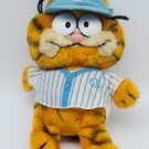VTG 1981 Baseball Garfield Blue Striped SHIRT Letter G Fun Farm 8" Plush *CLEAN*
