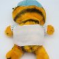 VTG 1981 Baseball Garfield Blue Striped SHIRT Letter G Fun Farm 8" Plush *CLEAN*