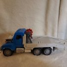 Driven by Battat Micro Series Blue Wrecker Flatbed Tow Truck Lights/Sounds