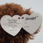 Ty Classic Shaggy 2015 Teddy Brown Bear 12" Beanie
