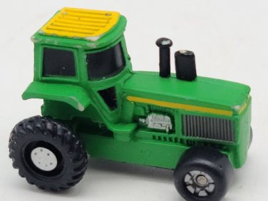 Very Small Funrise Farm Tractor in Green with Yellow Stripe # 3