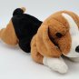 DanDee Puppy Dog Beagle Hound Dan Dee Brown Black White Plush Lovey 13"