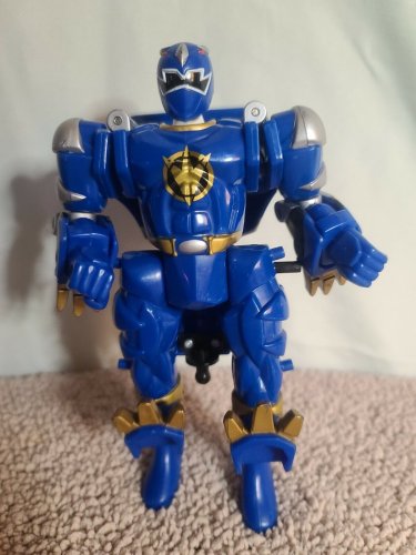 Power Rangers Blue Dino Thunder Transforming Zord Morphin Triceratops